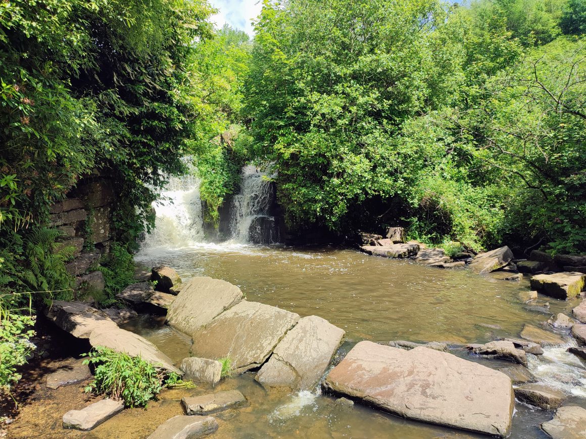 Penllergare Valley Woods waterfall